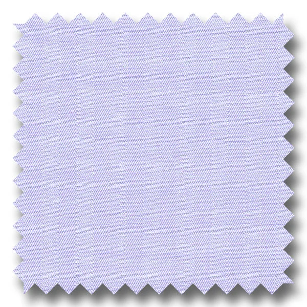 Savings Alert Light Blue 2Ply Mini Herringbone Broadcloth - Custom Dress Shirt