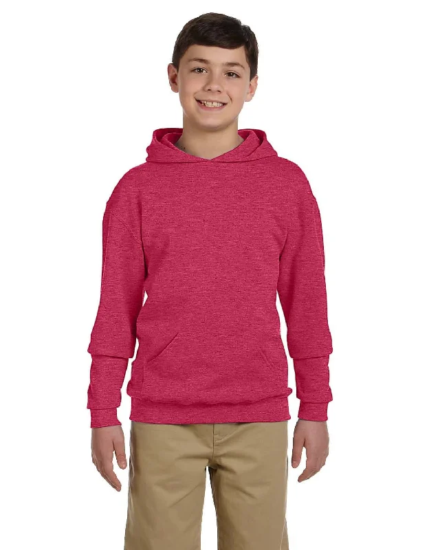 Weekend Savings Extravaganza Jerzees Youth 50/50 Fleece Hooded Sweatshirt | Vint Htr Red Weekend Savings Extravaganza Jerzees Youth 50/50 Fleece Hooded Sweatshirt | Vint Htr Red