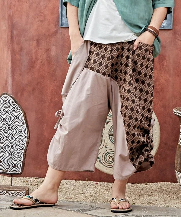 Amazing Deals Patchwork Harem Pants