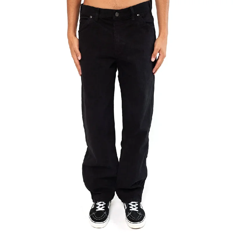 Weekend Bargains Just for You Dickies - 13293 Relaxed Straight Fit 5 Pocket Denim Jeans Rinsed Black Weekend Bargains Just for You Dickies - 13293 Relaxed Straight Fit 5 Pocket Denim Jeans Rinsed Black