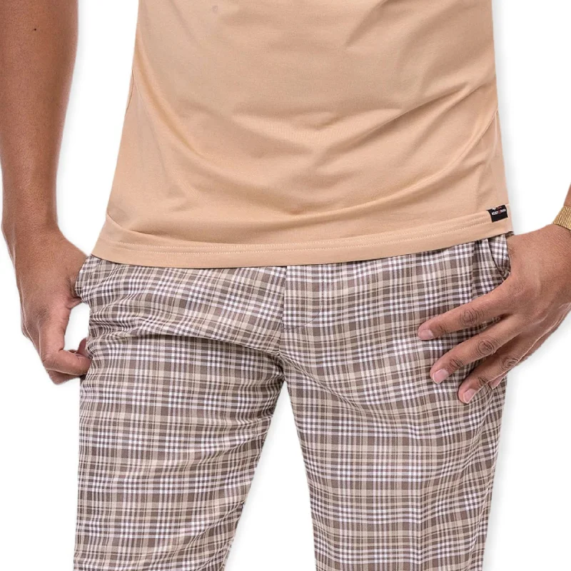 Take Advantage KENT & PARK: Slim Fit Plaid Pants PL76