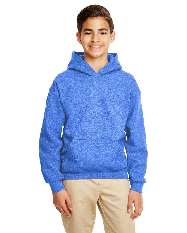Shop and Save Gildan Youth Lightweight 50/50 Hoodie | Hthr Sport Royal