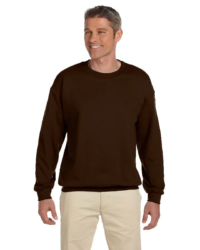 Discount Extravaganza Jerzees SuperSweats 50/50 Crewneck Sweatshirt | Chocolate