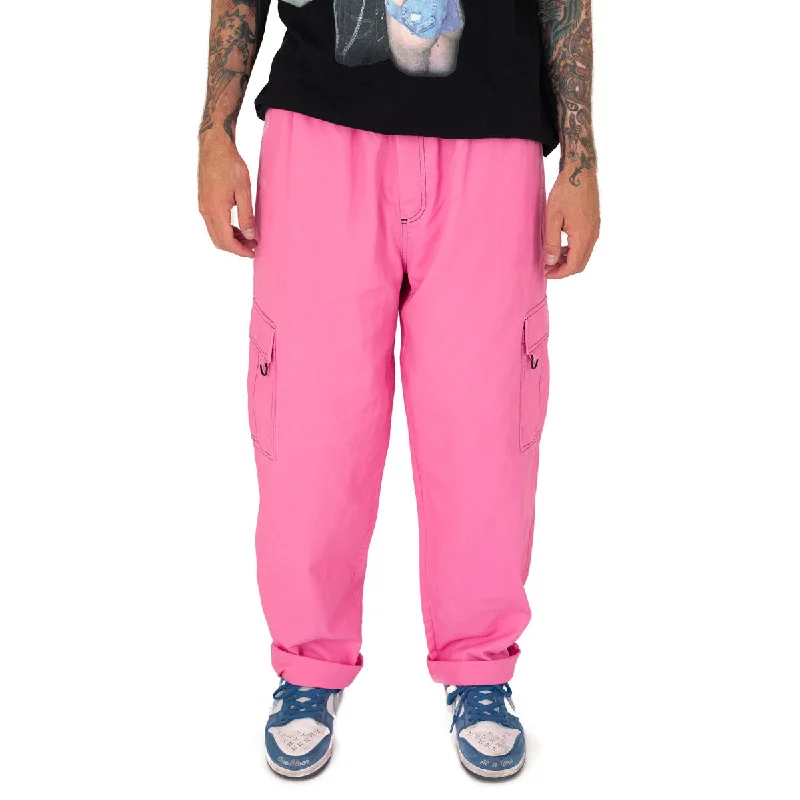 Weekend Deals That Thrill CCS Titus Twill Cargo Pants - Pink/Black