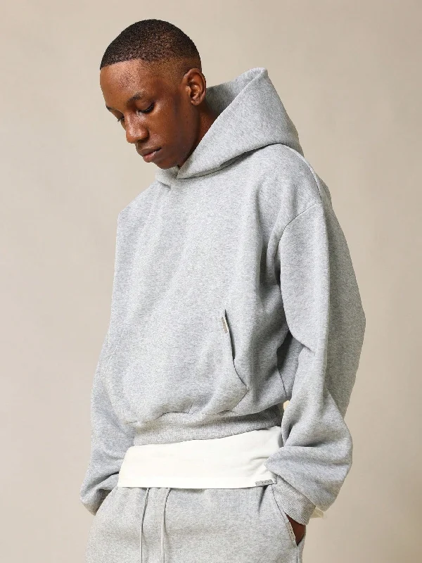 Weekend Offers That Impress Crop Fit Overhead Essential Hoodie
