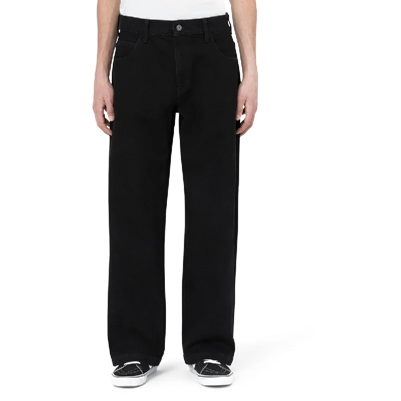 Weekend Sale: Don't Miss Out Dickies Wingville Denim Pants - Black Denim