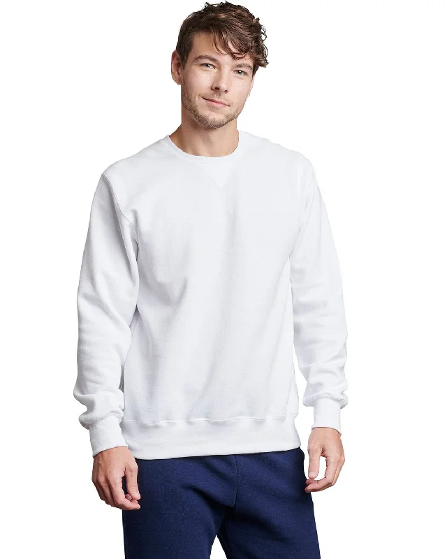 Price Cut Russell Athletic Unisex Cotton Classic Crewneck Sweatshirt | White