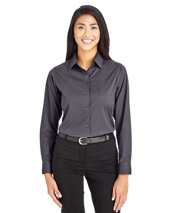 Weekend Deals That Spark DG535W - Devon & Jones CrownLux Performance™ Ladies Tonal Mini Check Shirt Weekend Deals That Spark DG535W - Devon & Jones CrownLux Performance™ Ladies Tonal Mini Check Shirt