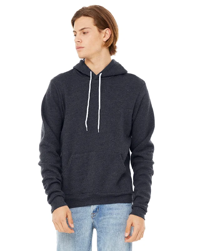 YEAR-End Sale Bella+Canvas Unisex Sponge Fleece Pullover Hoodie | Heather Navy