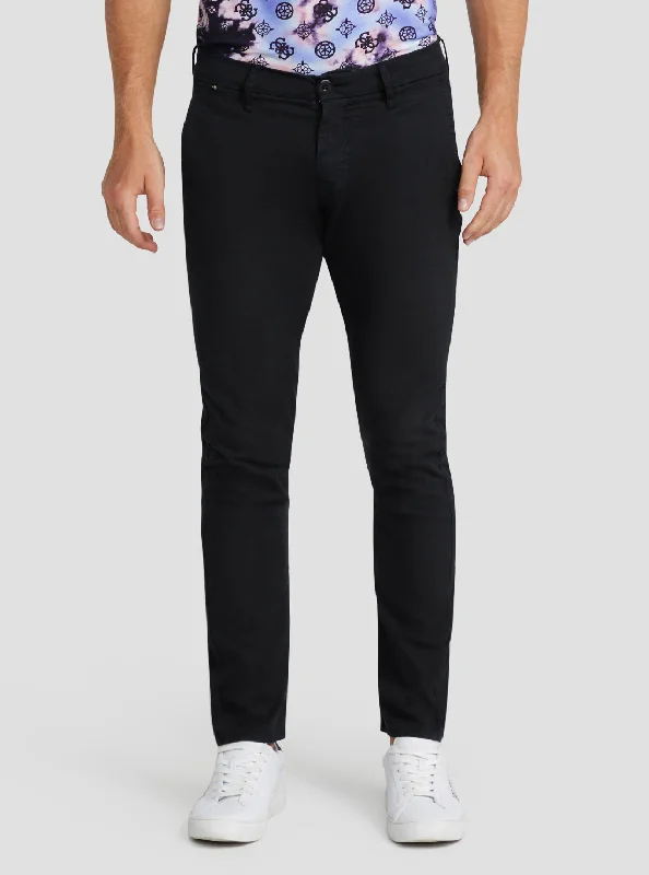 Weekend Shopping Made Better Black Daniel Slim Chino Pants