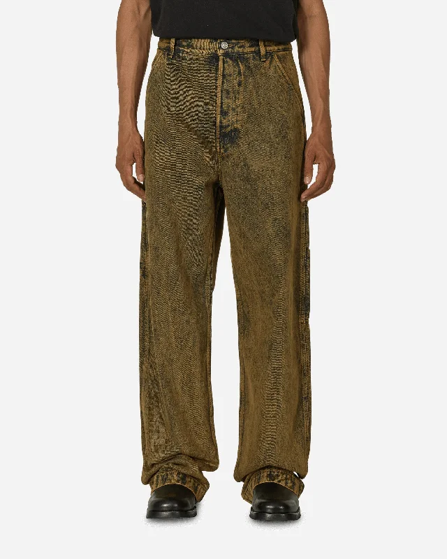 Deal Dash Loose Fit Denim Pants Beige