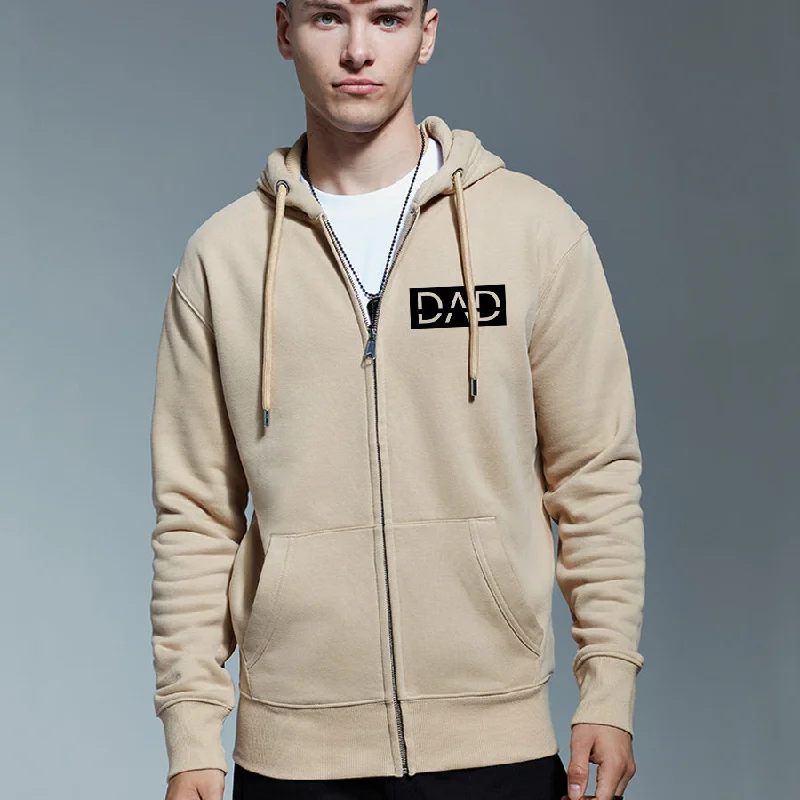 Online Specials Dad Legacy Block Logo Premium Zip-Thru Hoodie
