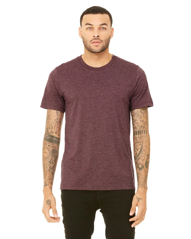 Sale Event Bella+Canvas Unisex Heather CVC T-Shirt | Heather Maroon