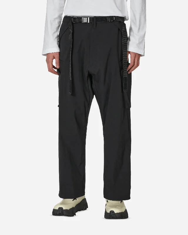 Weekend Savings Delight Nylon Stretch Cargo Trousers Black