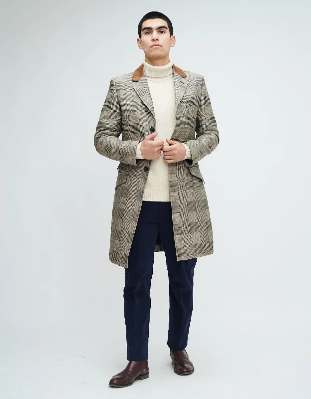 Savings Galore Olive Splash Covert Coat GOLD