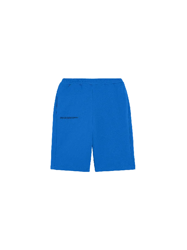 Act Now Mens 365 Midweight Long Shorts—cobalt blue