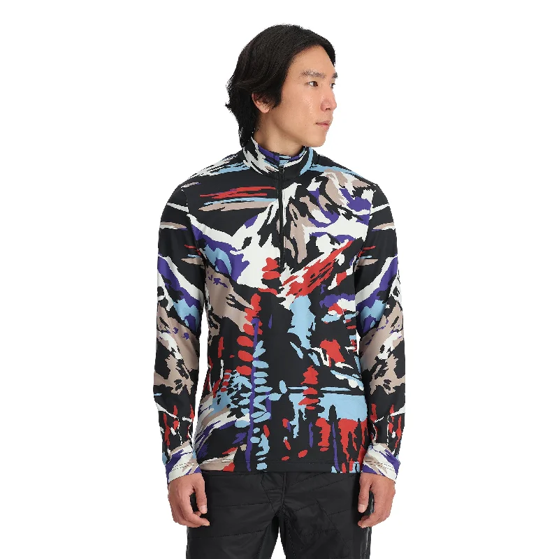 Reduced Prices Mens Podium Half Zip - Paint By Numbers Purple Flash