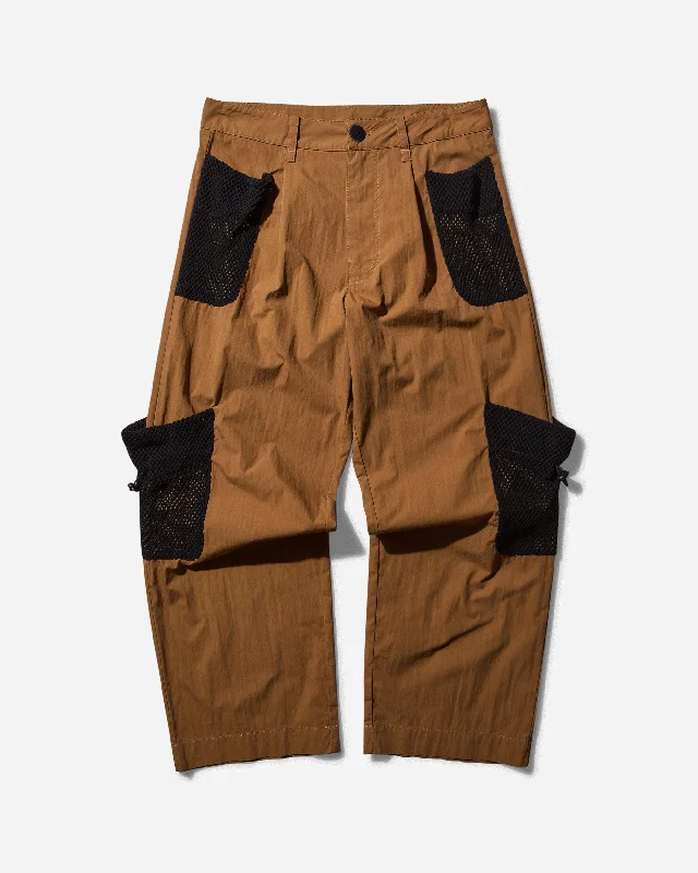 Today's Deal Men's Net Pocket Cargo Pants Caramel