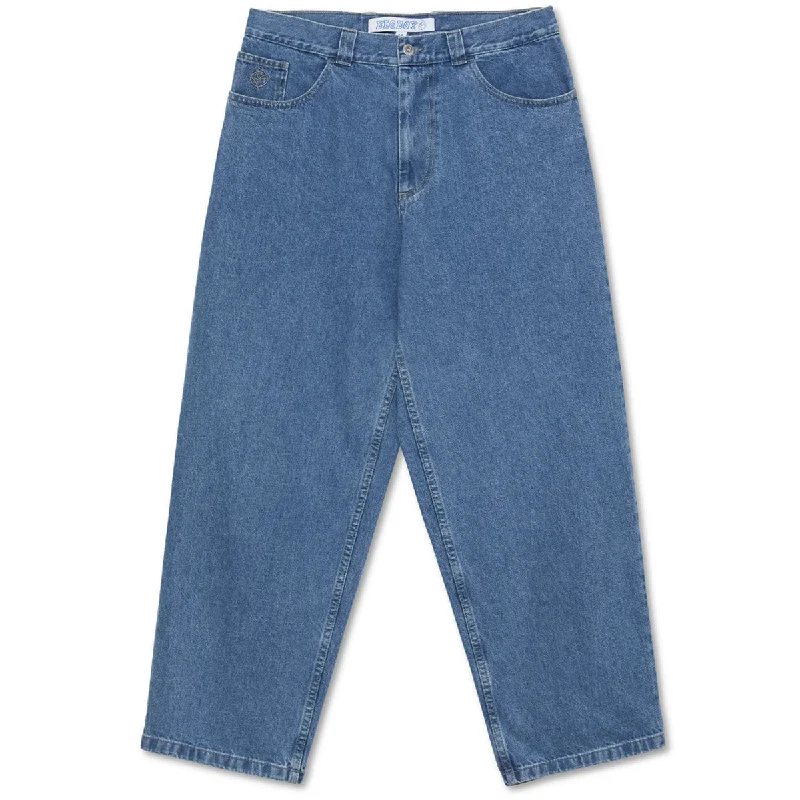 Can't Beat Polar Big Boy Jeans - Mid Blue