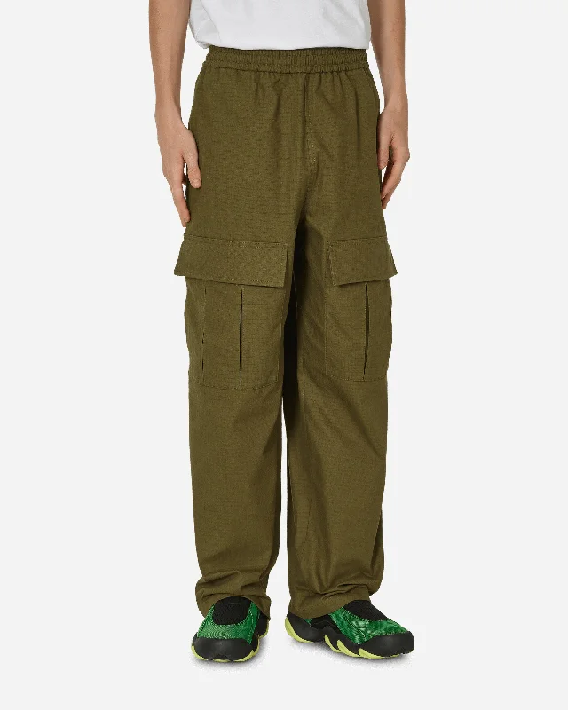 Super Deal Cargo Trousers Olive Green