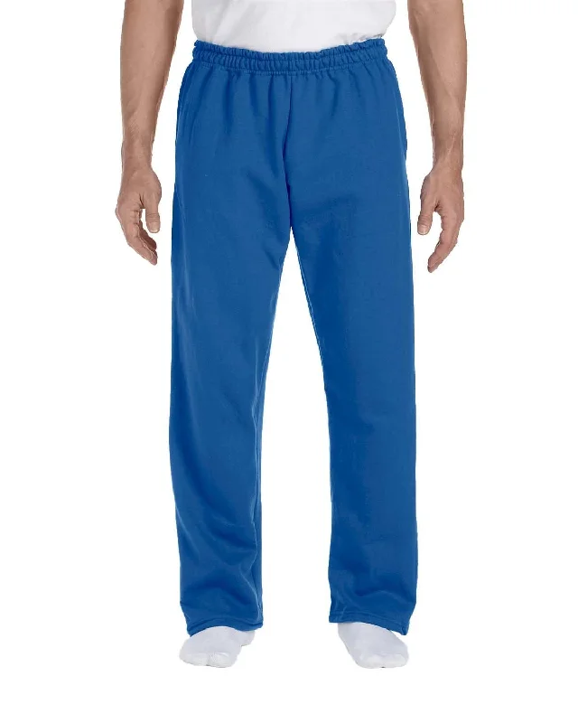 Unmissable Offer Gildan Open Bottom Sweatpants | Royal
