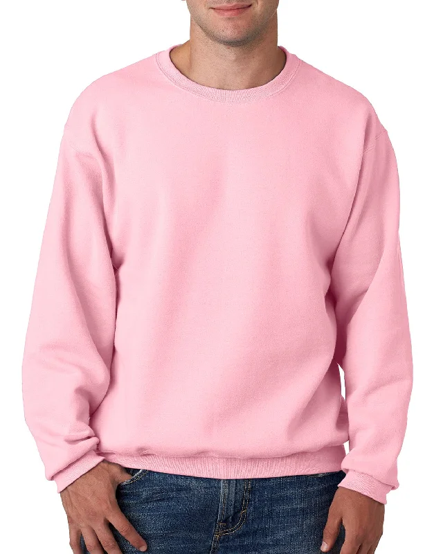 Price Buster Jerzees SuperSweats 50/50 Crewneck Sweatshirt | Classic Pink