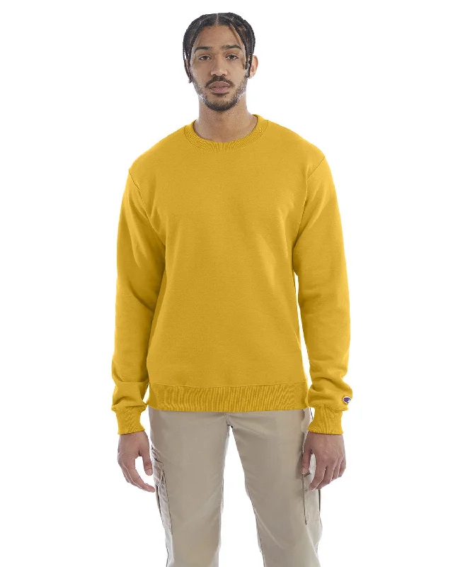 Closeout Deal Champion EcoSmart Crewneck Sweatshirt | Gold