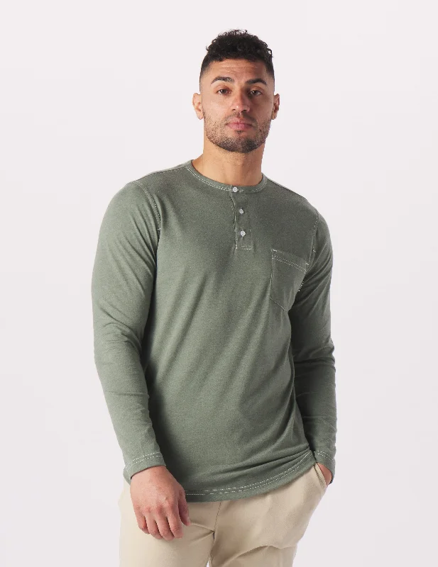 Clearance Items Do No Harm Henley: Moss