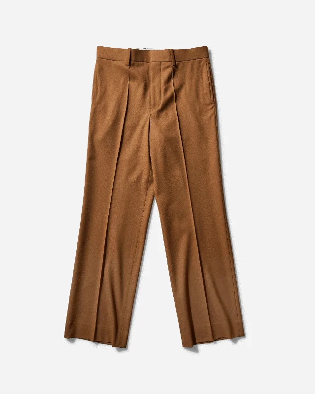 Lowest Rates Men's Wool Tailored Pants Camel