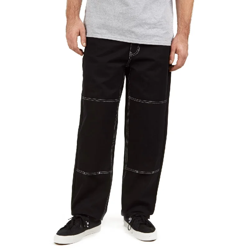 Super Deal CCS Double Knee Original Relaxed Canvas Pants - Black/White