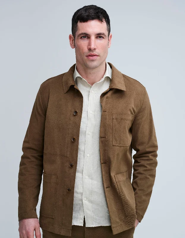 Price Cut Olive Cotton Shacket