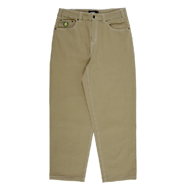 Super Sale Theories Plaza Jeans Khaki Contrast Stitch