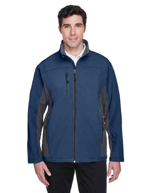 Weekend Discounts to Enjoy Devon & Jones Mens Soft Shell Colorblock Jacket | Navy/ Dk Chrcoal Weekend Discounts to Enjoy Devon & Jones Mens Soft Shell Colorblock Jacket | Navy/ Dk Chrcoal