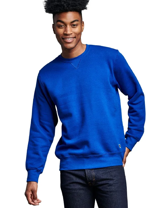 Closeout Russell Athletic Unisex Cotton Classic Crewneck Sweatshirt | Royal