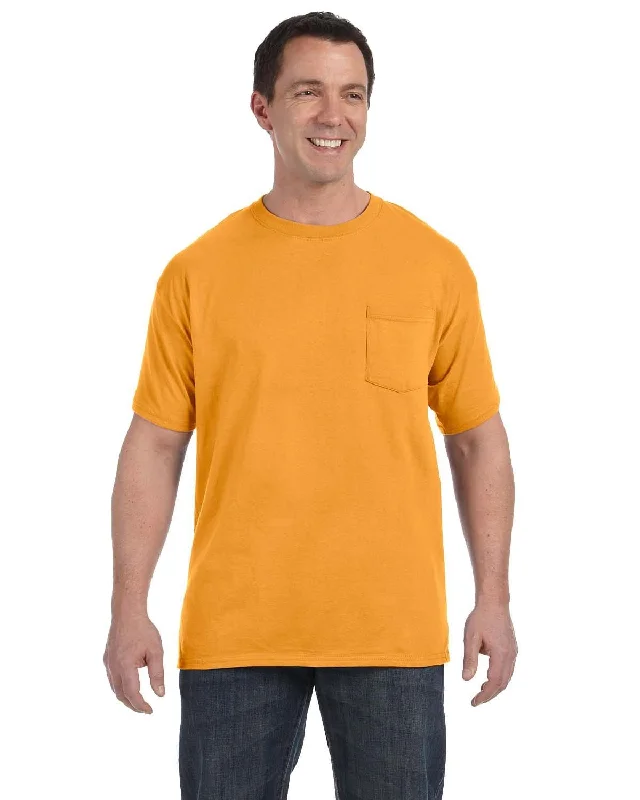 Weekend Bargains Just for You Hanes Authentic-T Pocket T-Shirt | Gold