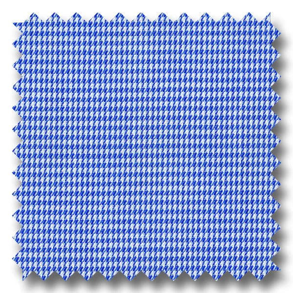 Buy More, Save More Blue Check 200 2Ply Broadcloth - Custom Dress Shirt