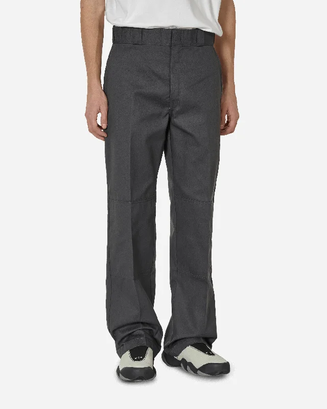 Super Deal Double Knee Work Pants Charcoal Grey