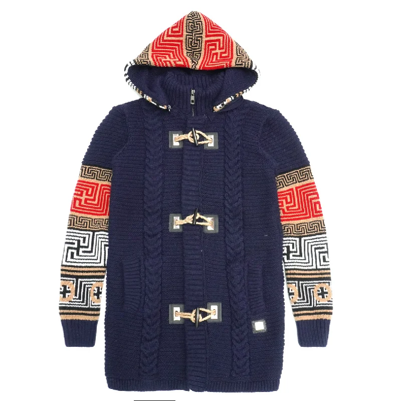 Buy Now M4048 Makobi Aldo Long Sweater - Navy