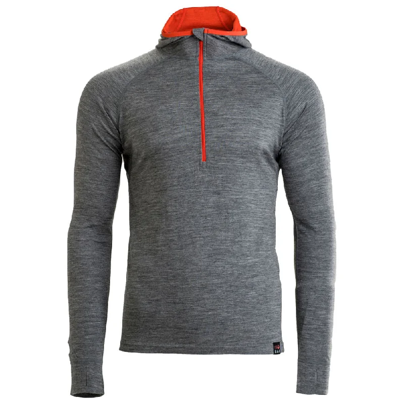 Weekend Specials to Snag Mens Merino 200 Zip Neck Hoodie (Charcoal)