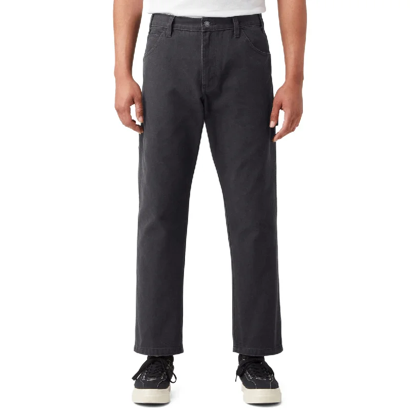 Weekend Deal Dickies Duck Carpenter Pants - Stonewashed Black