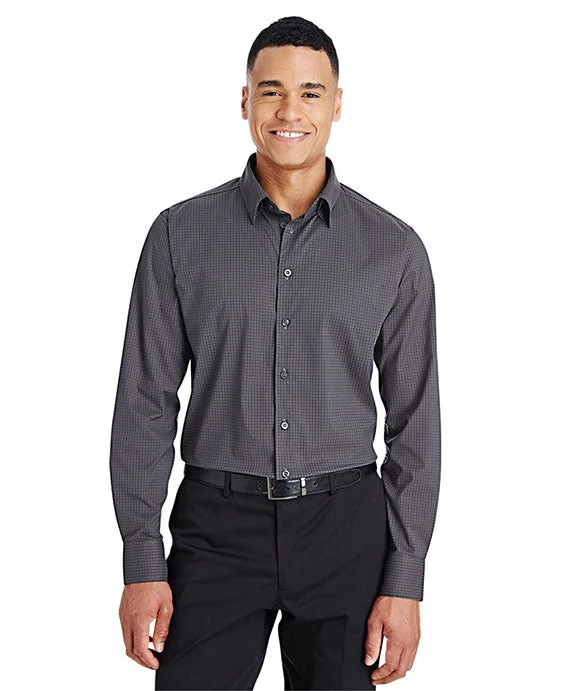 Deep Discounts DG535 - Devon & Jones CrownLux Performance™ Mens Tonal Mini Check Shirt Deep Discounts DG535 - Devon & Jones CrownLux Performance™ Mens Tonal Mini Check Shirt