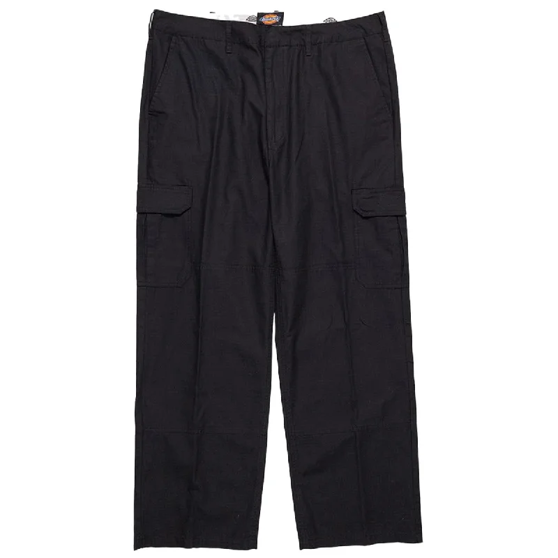 Stock Up Dickies - 85-283 Double Knee Ripstop Cargo Pants Black