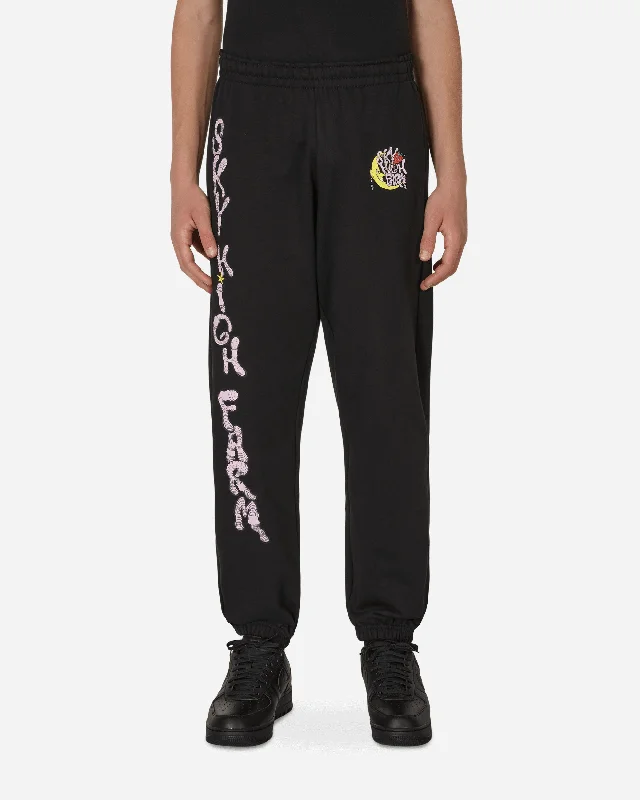 Quick Deals Will Sheldon Printed Sweatpants Black