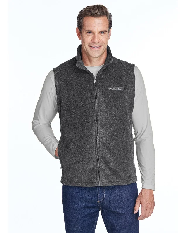 Stock Up and Save Columbia Men's Steens Mountain Vest | Charcoal Hthr