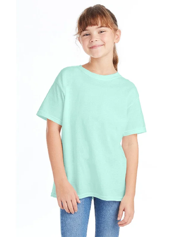 Super Discount Hanes Youth ComfortSoft T-Shirt | Clean Mint