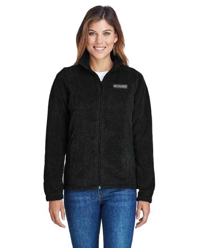 Markdowns Columbia Ladies Benton Springs Full-Zip Fleece | Black