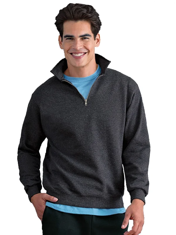 Savings Event Jerzees SuperSweats 1/4 Zip Pullover Sweatshirt