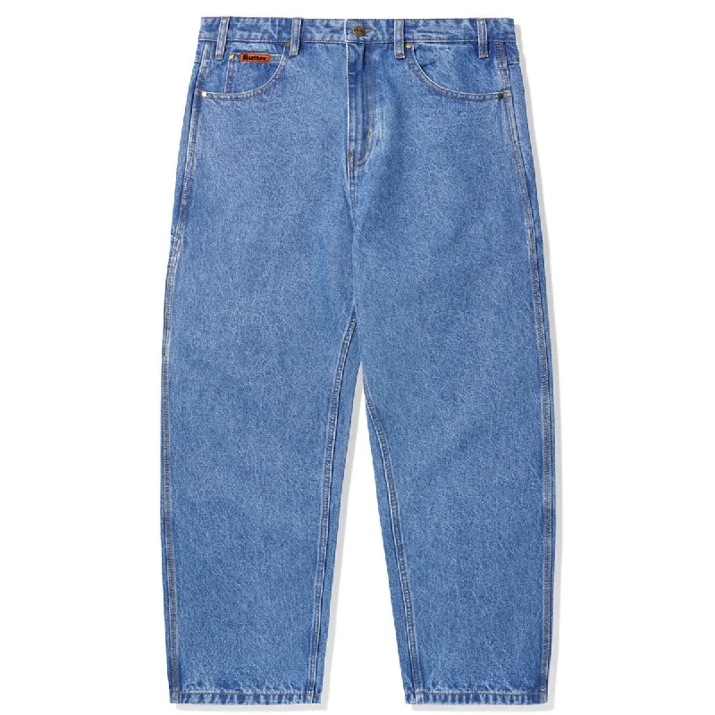 Crazy Savings Butter Goods - Baggy Denim Jeans Washed Indigo