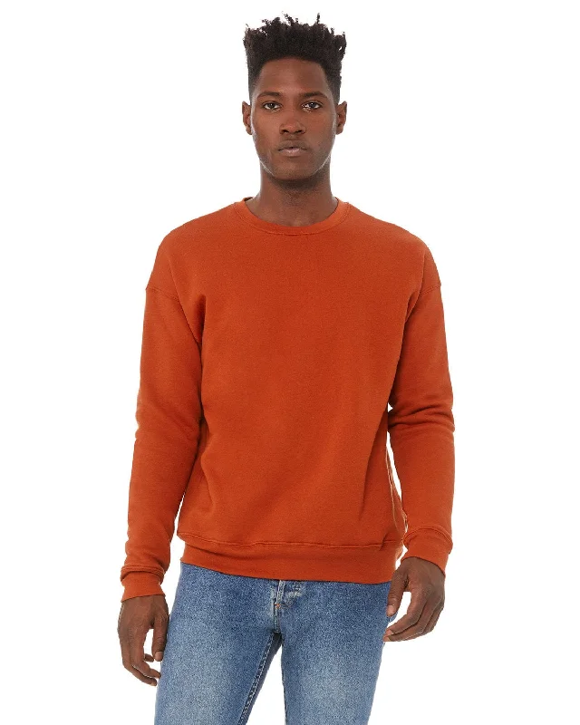 Today’s Special Bella+Canvas Unisex Drop Shoulder Fleece Crewneck Sweatshirt | Brick