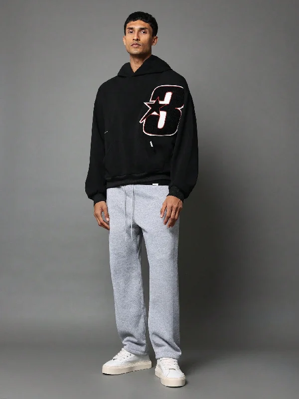 Price Fest Regular Fit Overhead Hoodie With Applique Embroidery